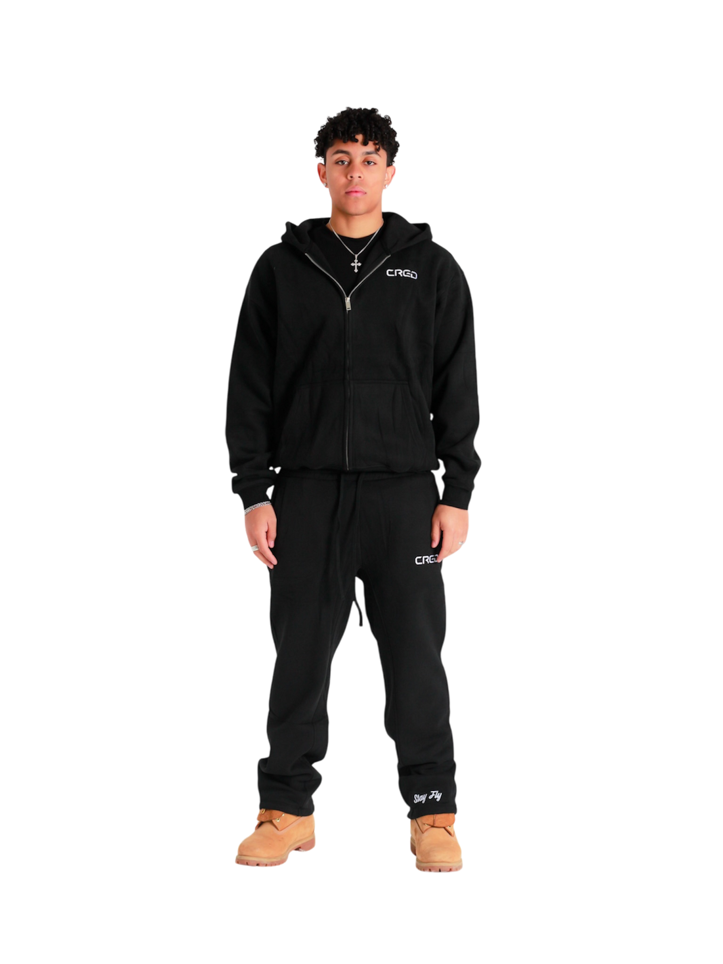 Cred Jet black Tracksuit