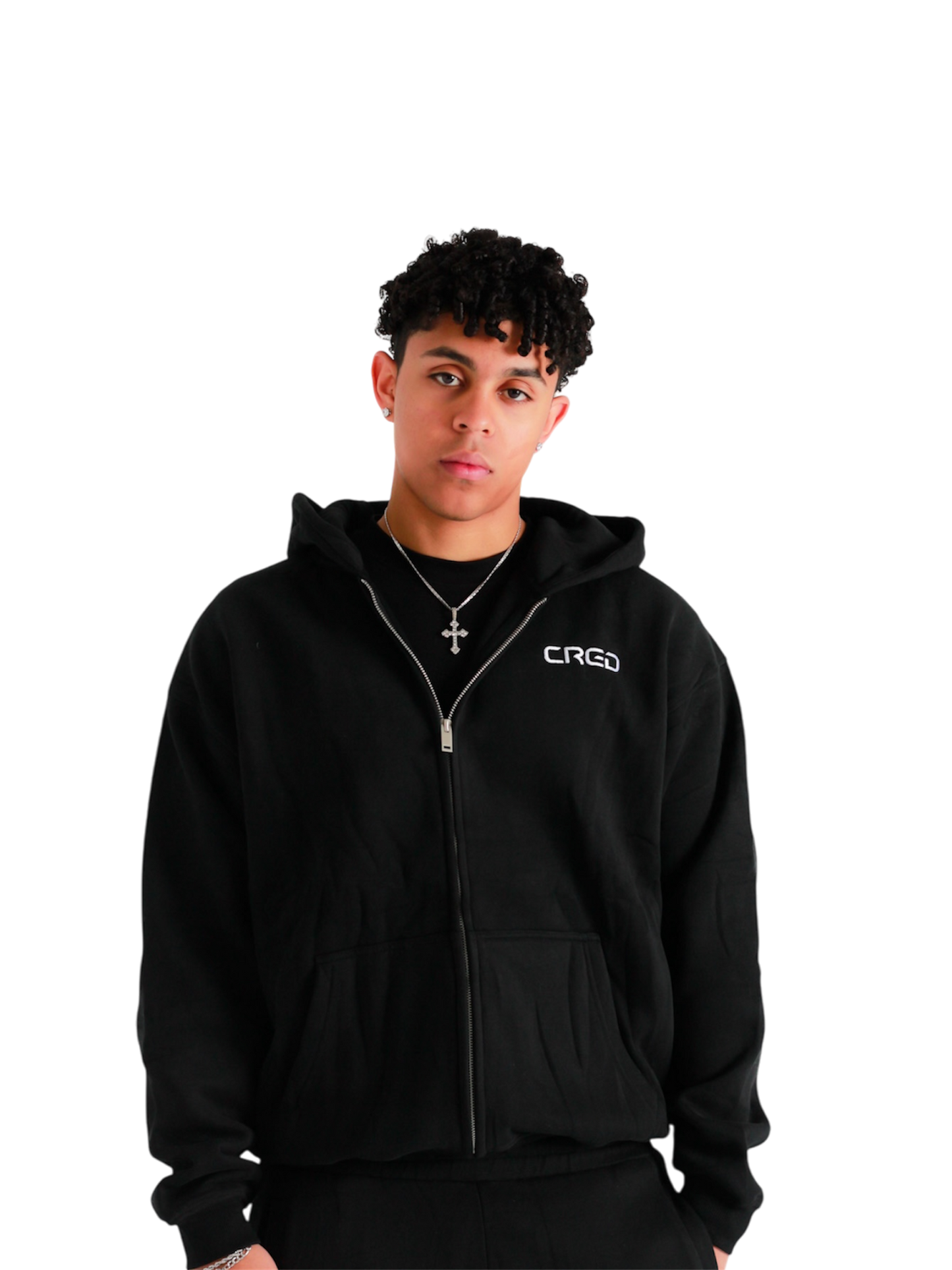 Cred Jet Black Hoodie